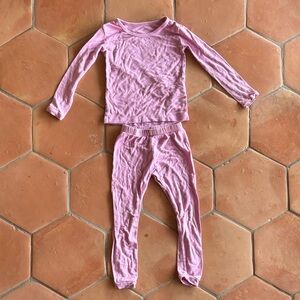 Kyte Baby | Long Sleeve Pajamas in Bubblegum | sz 18-24 mos